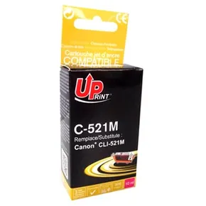 UPrint kompatibil. ink s CLI521M, magenta, 450str., 10ml, C-521M, s čipom, pre Canon iP3600, iP4600, MP620, MP630, MP980